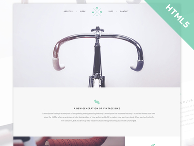 Yebo Flat HTML5 CSS3 Template